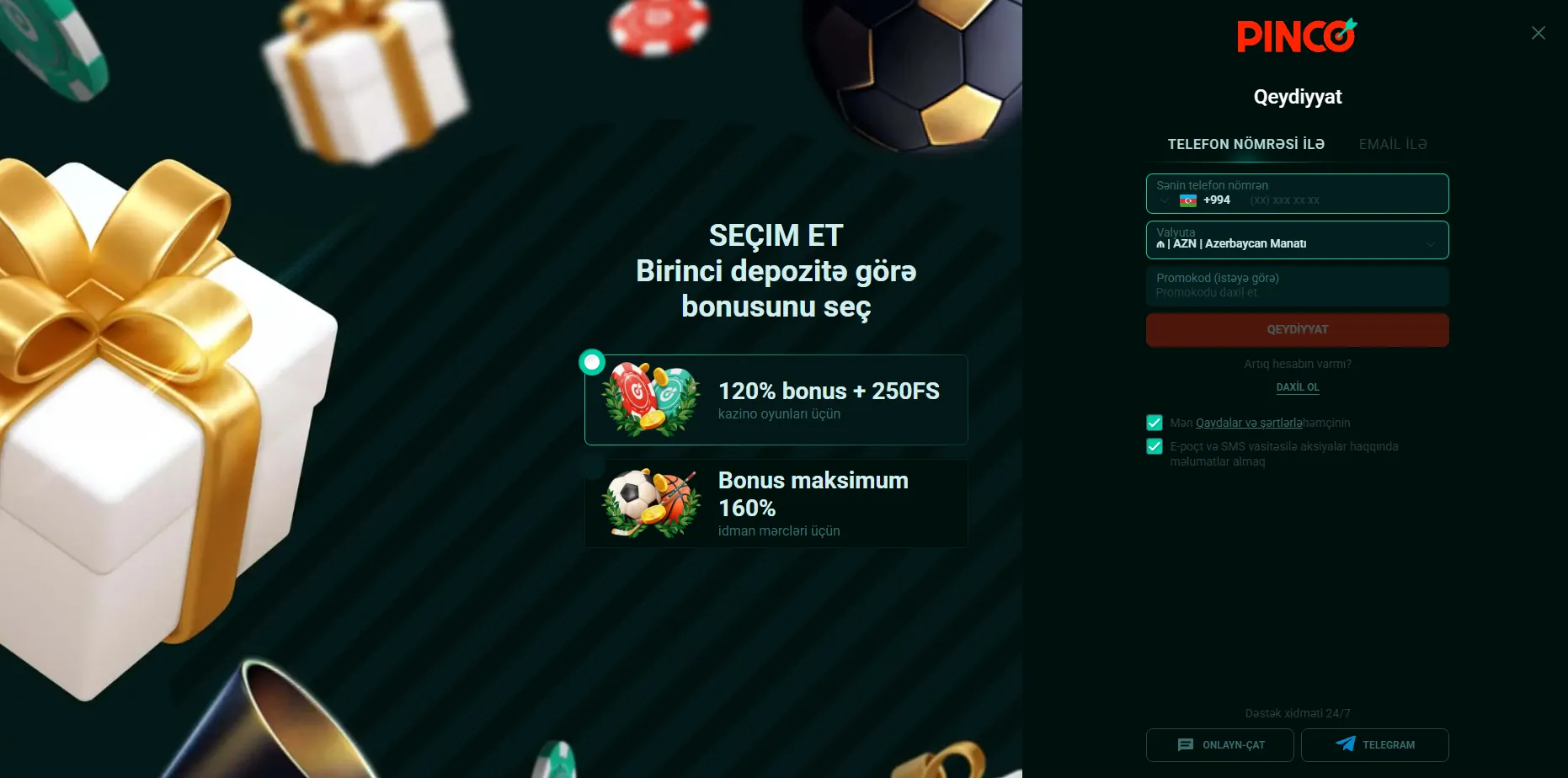 Pinco Casino Giriş – yeni giriş və hesabın yaradılması üçün təlimat Pinco Casino Giriş – yeni giriş və hesabın yaradılması